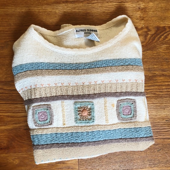 VINTAGE Sweater with shoulder pads 🌼 - Picture 4 of 5